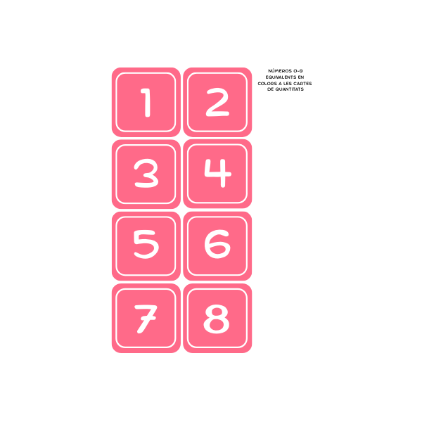 Dossier Cartes Banhoff i pack números i taulers jocs taula