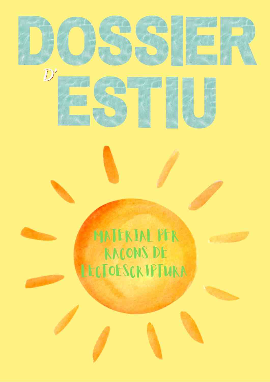 Dossier lectoescriptura estiu
