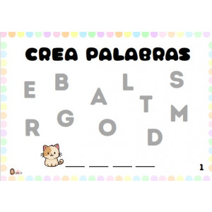 JUEGO SCRABBLE ANIMALES