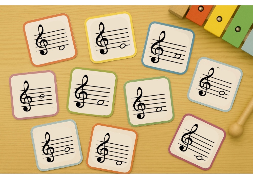 Jm3. Cartes de les notes de l'escala