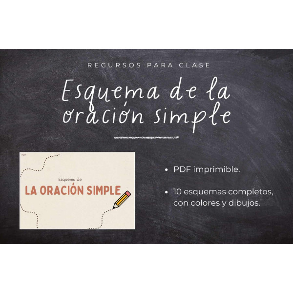 Esquema de la oración simple