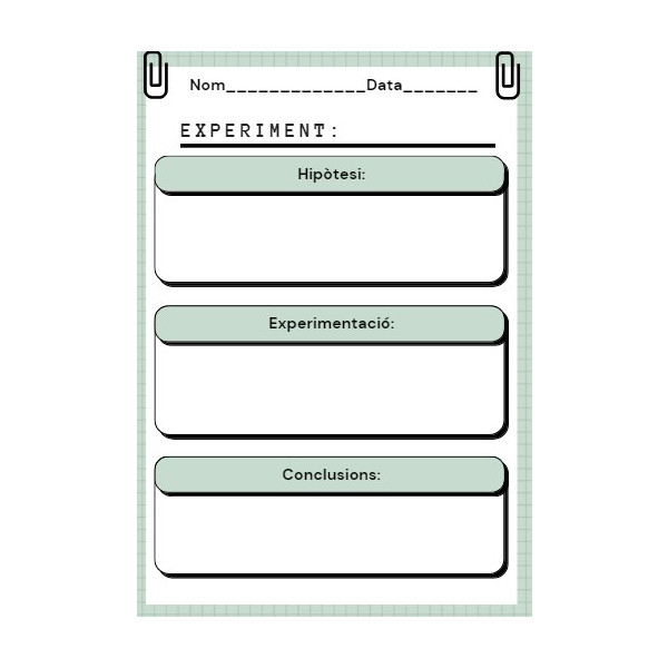 Fitxa tècnica experiment