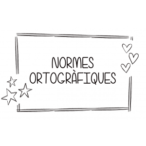 Cartell normes ortogràfiques