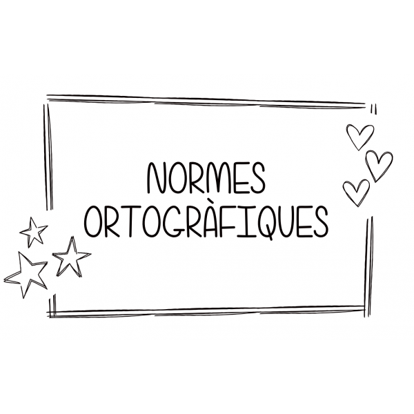 Cartell normes ortogràfiques