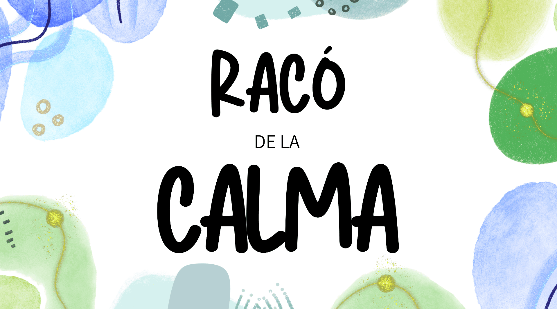 Cartell racó de la calma