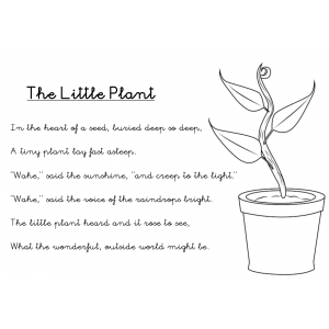 POEM THE LITTLE PLANT