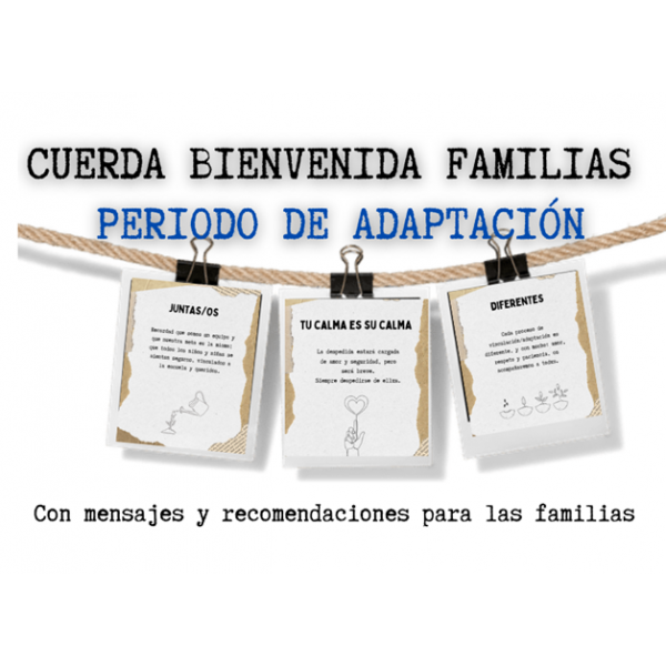Cuerda bienvenida familias