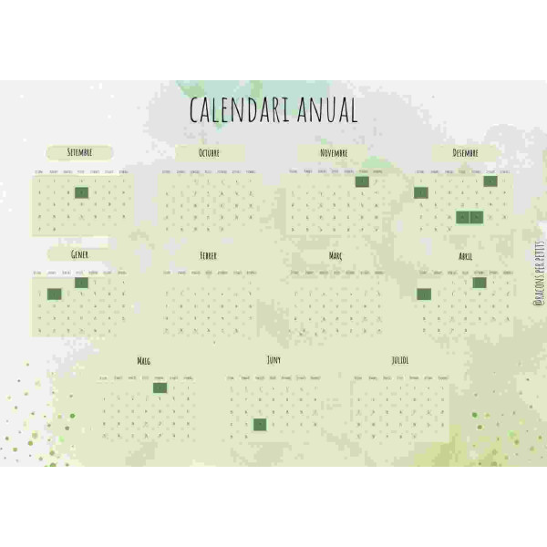 Quadern docent 25-26 (verd)