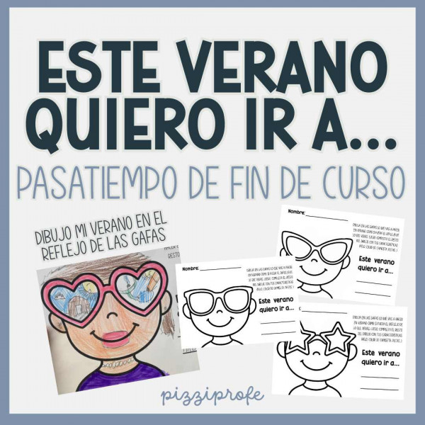 Este verano quiero ir a... pasatiempo by @pizziprofe