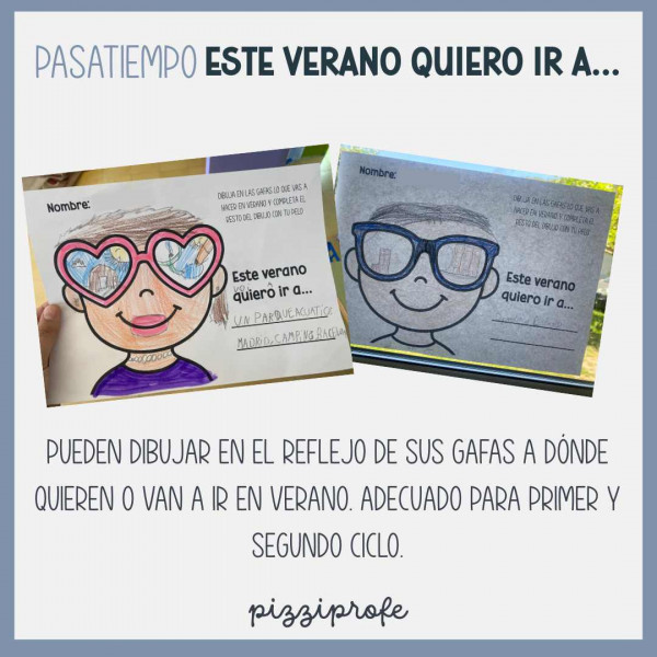 Este verano quiero ir a... pasatiempo by @pizziprofe