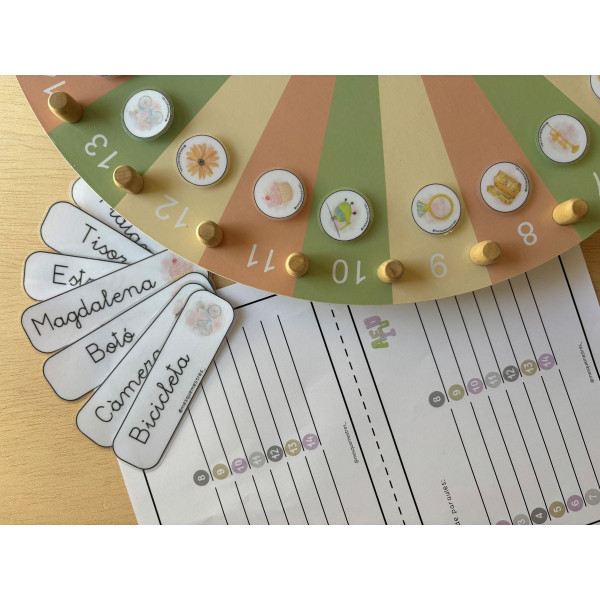 ACTIVIDADES RULETA PARA TRABAJAR LA ESCRITURA