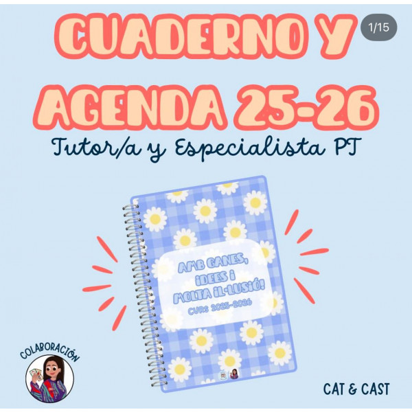 AGENDA Y CUADERNO 25 - 26