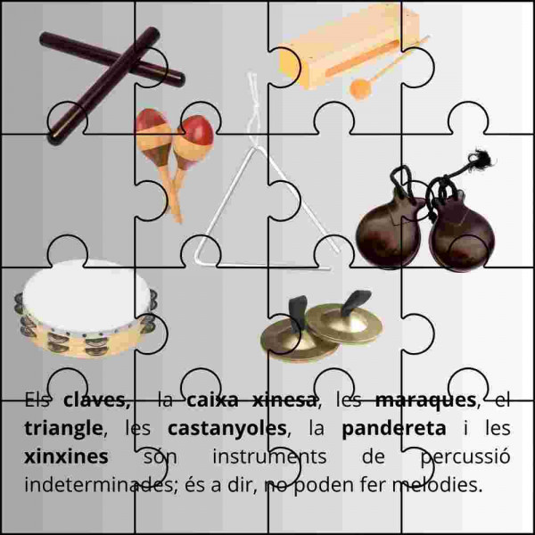 Puzzles d'instruments musicals