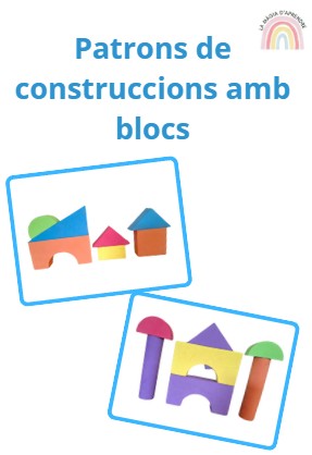 Targetes patrons de construccions amb blocs
