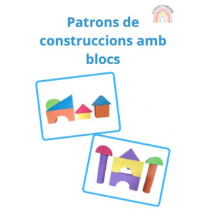 Targetes patrons de construccions amb blocs