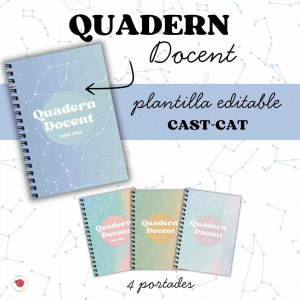 Plantilla Editable 100% Quadern docent 25-26