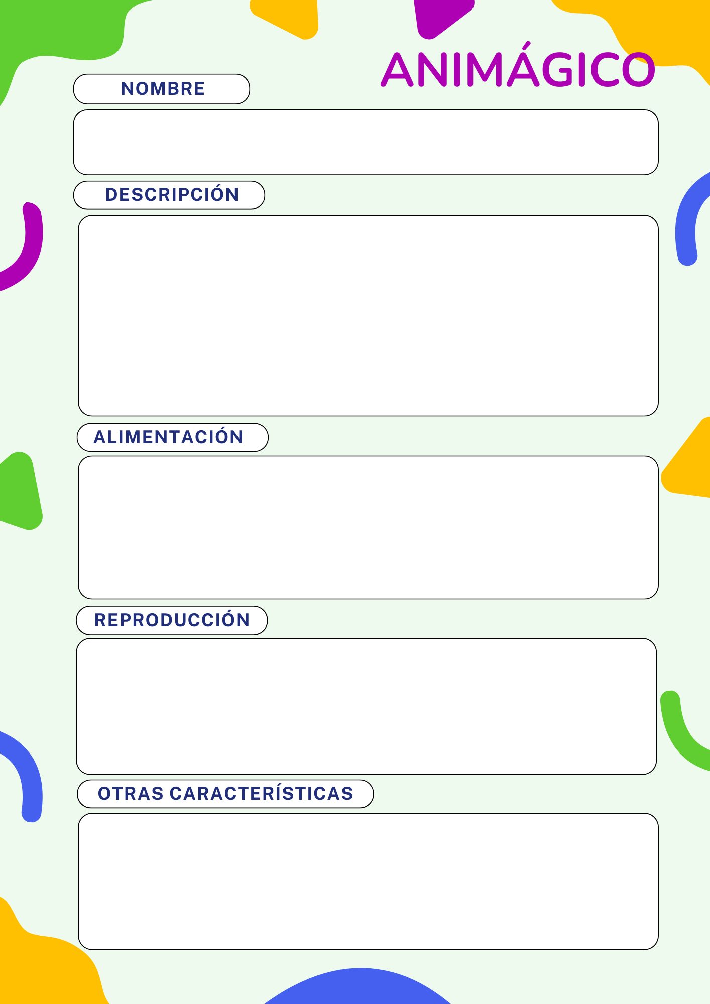 ANIMÁGICO Texto expositivo PRIMARIA