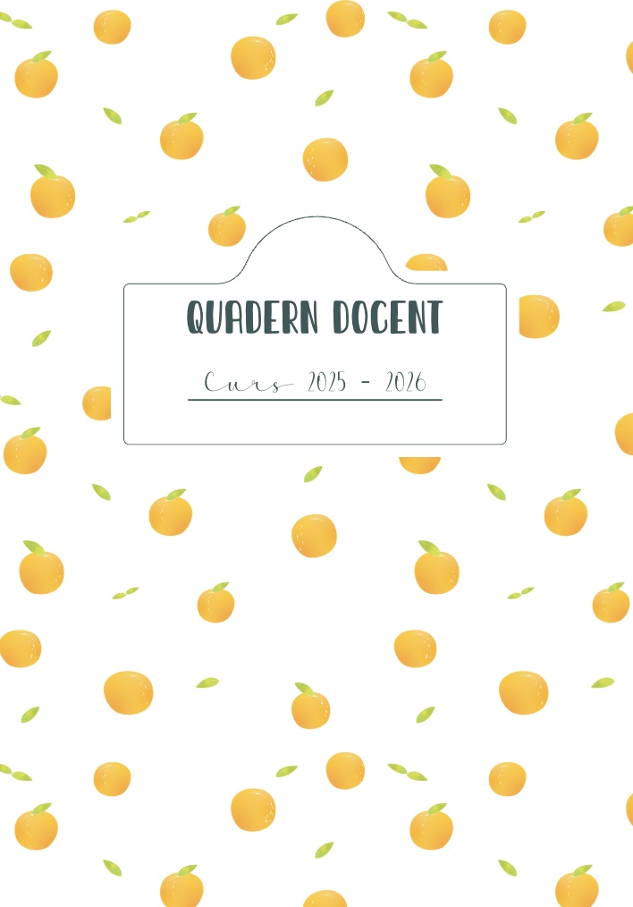 Quadern docent TARONJA 25-26