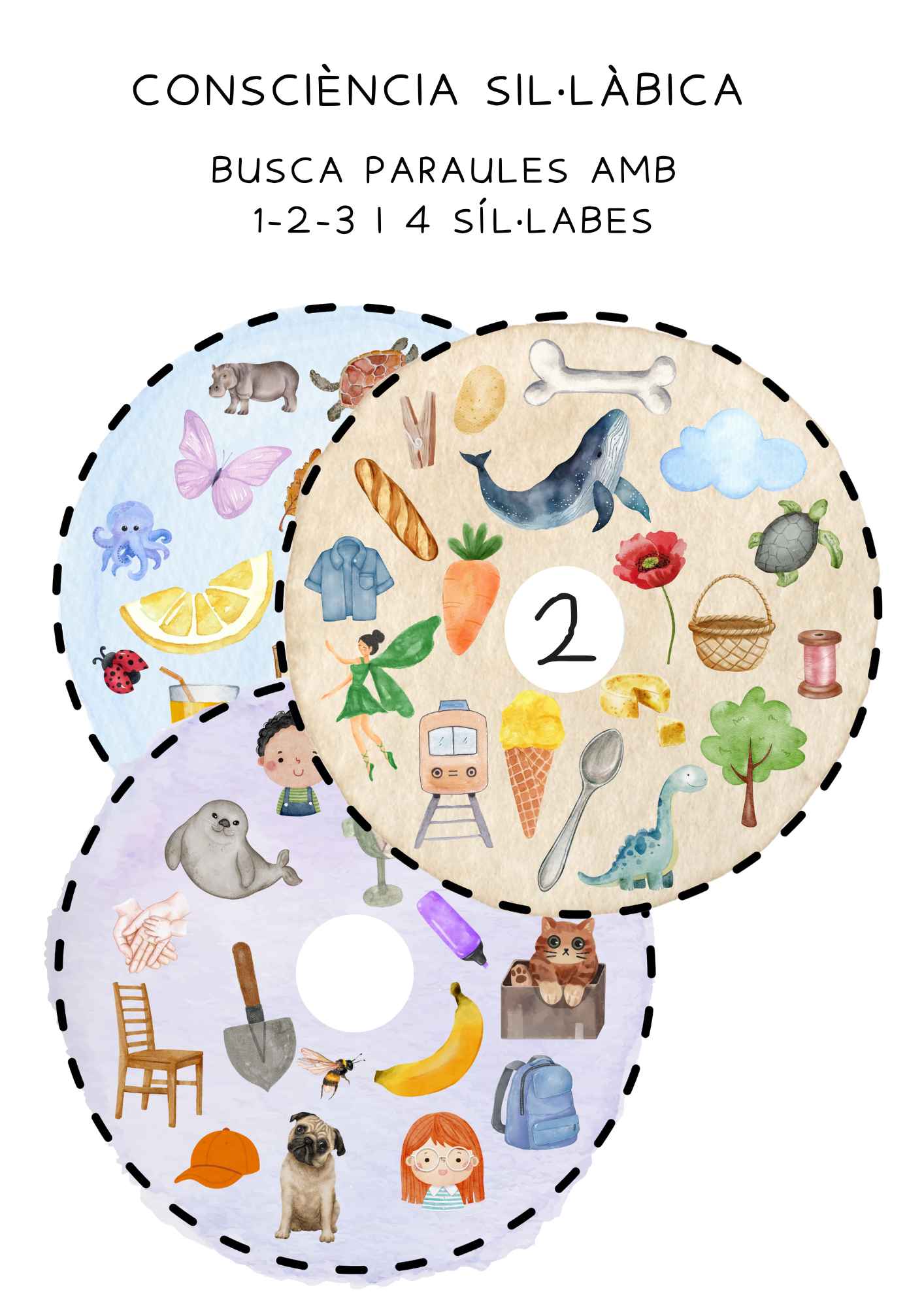 Busca paraules amb 1- 2 - 3 o 4 síl·labes