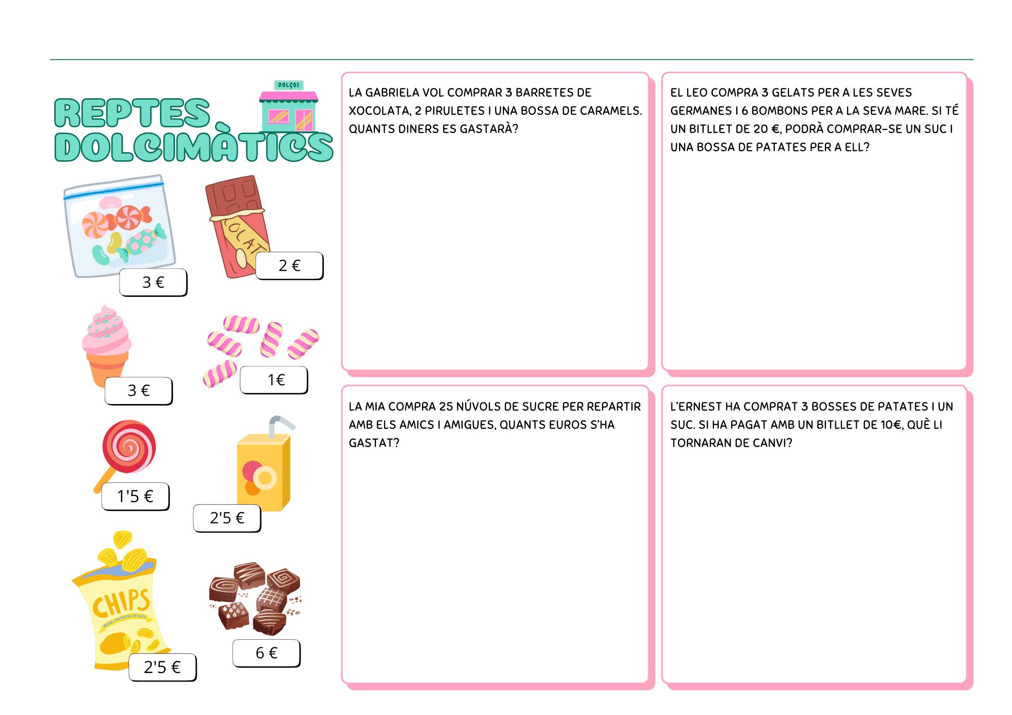 REPTES DOLCIMÀTICS