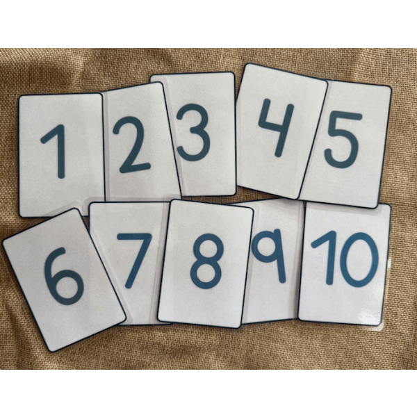 Tarjetas Conteo - Animales Marinos