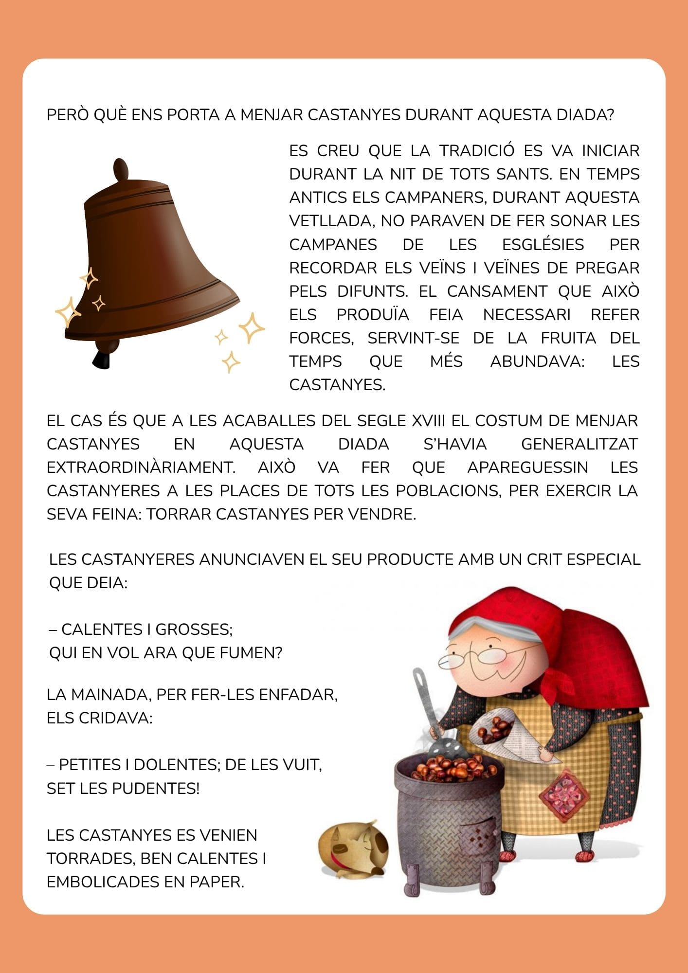 ORIGEN DE TOTS SANTS I CASTANYADA