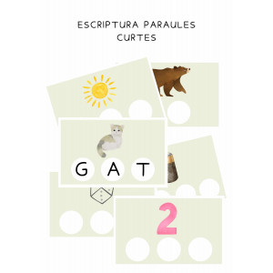 ESCRIPTURA PARAULES CURTES