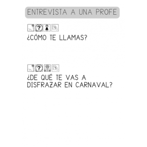 Entrevista cooperativa carnaval disfraces