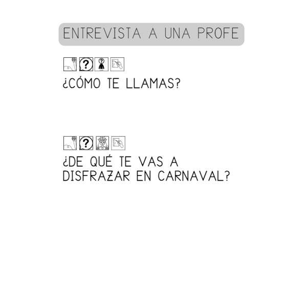 Entrevista cooperativa carnaval disfraces