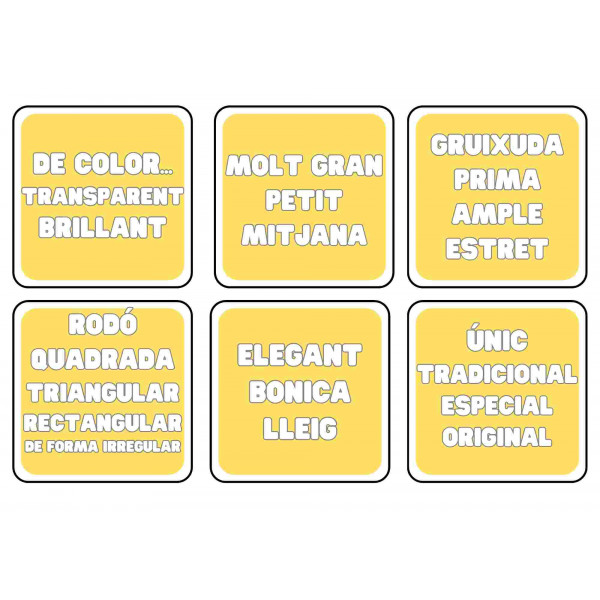 Aprenem a descriure paraules