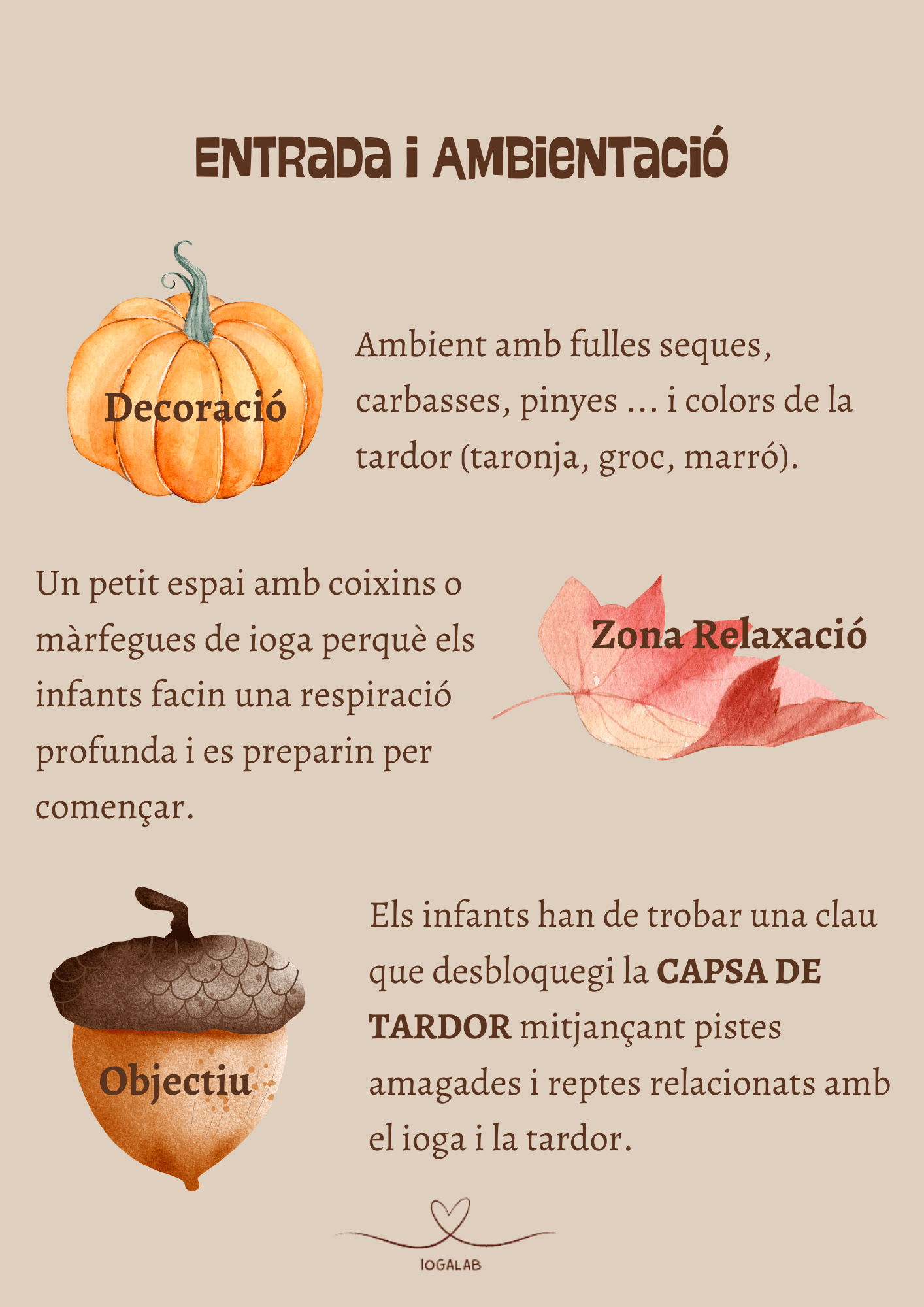 ESCAPE ROOM DE IOGA I TARDOR