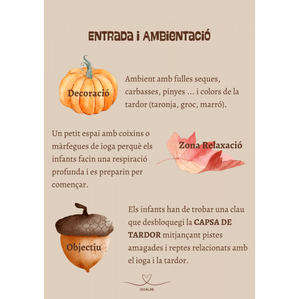 ESCAPE ROOM DE IOGA I TARDOR