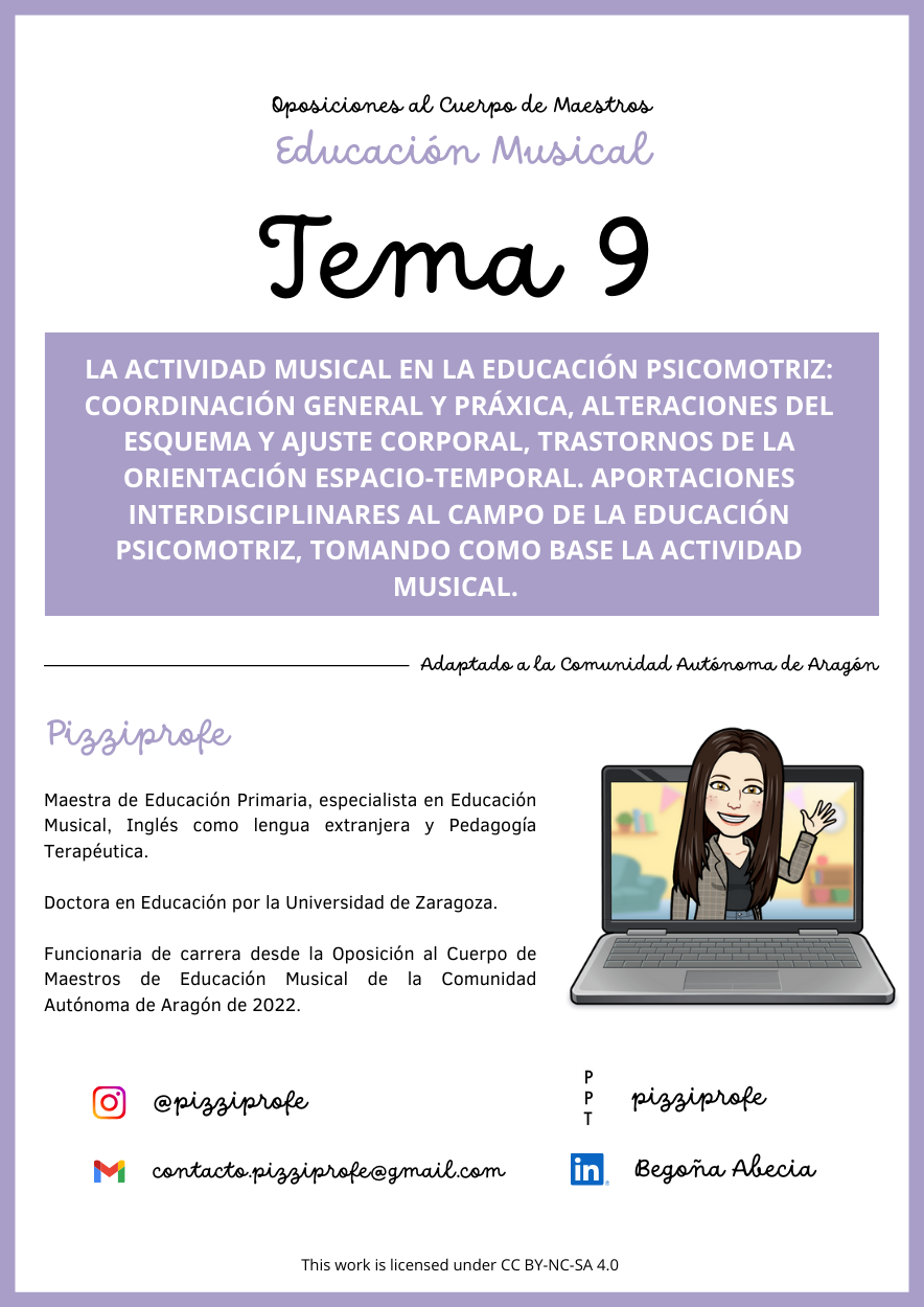 Tema 9 - Oposición al Cuerpo de Maestros de Educación Musical - Aragón Autora: pizziprofe