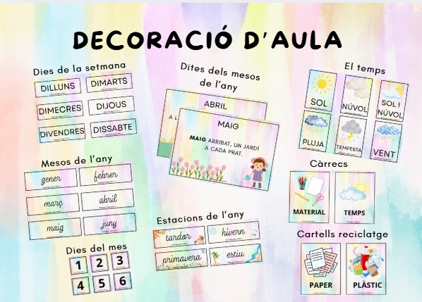 Decoració de l'aula