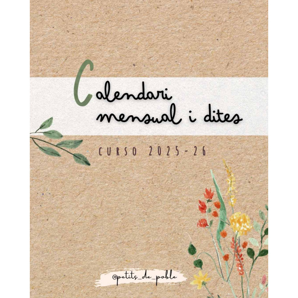 Calendari mensual i dites 25-26