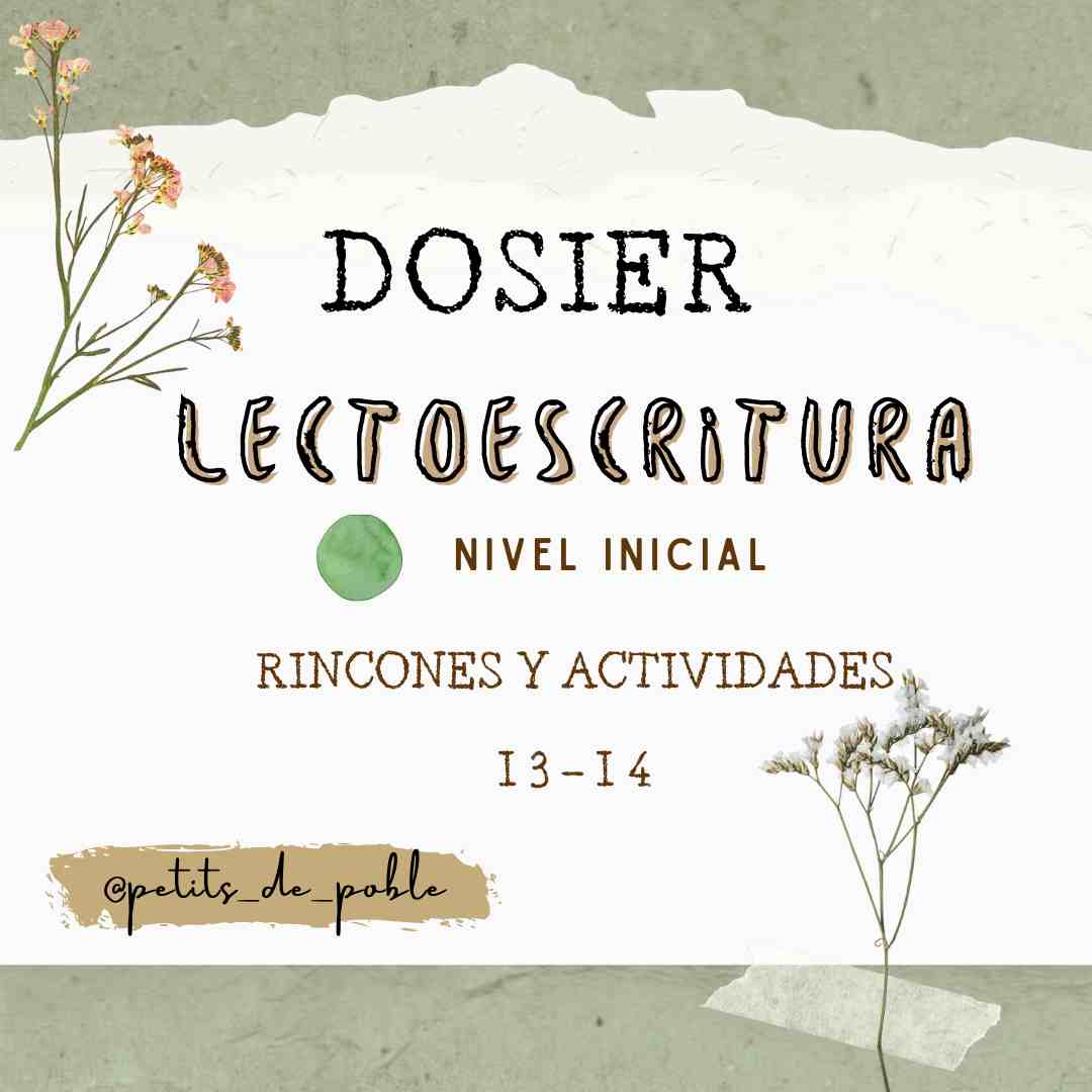Dosier lectoescritura nivel inicial