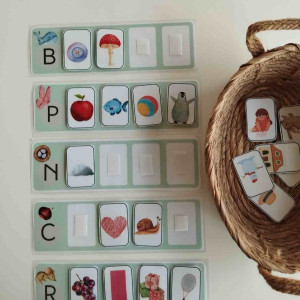 Busquem paraules amb el mateix so inicial! Consciència fonològica: so inicial.