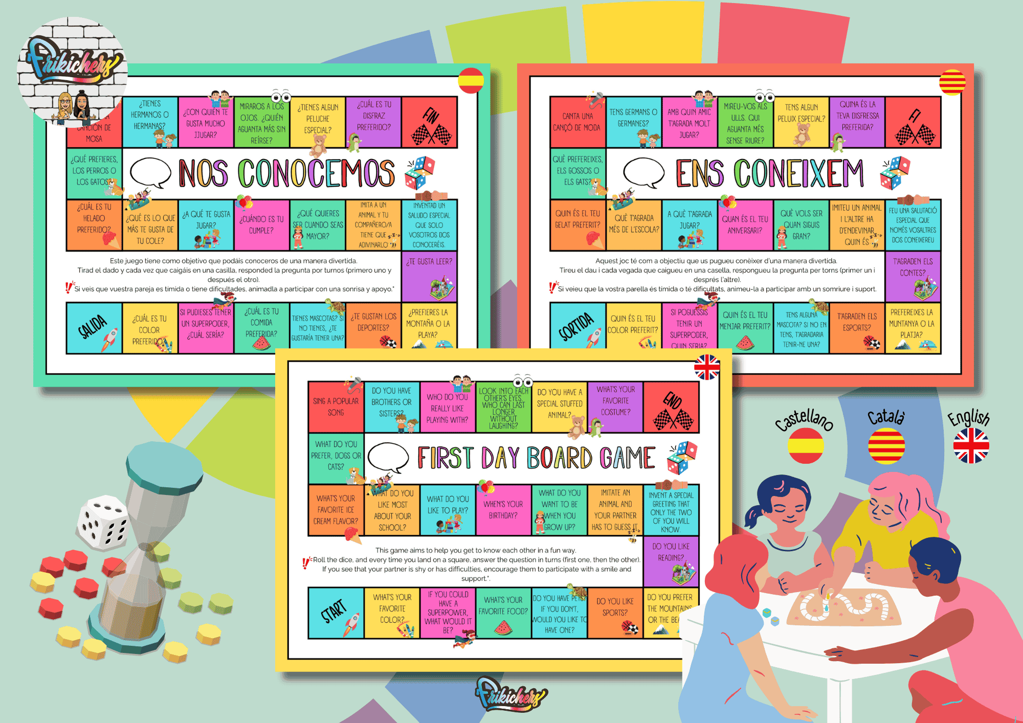 JUEGO DE MESA PRIMER DIA