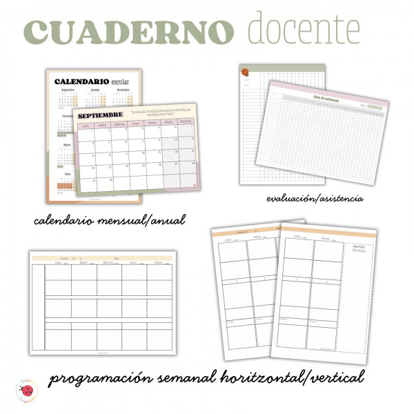 Quadern docent 25-26 + calendari de regal