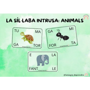 Síl·laba intrusa: animals