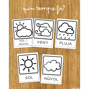 Pictogrames el temps