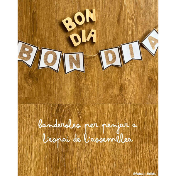 Banderoles BON DIA