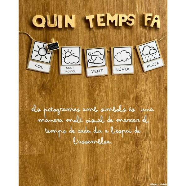 Pictogrames el temps