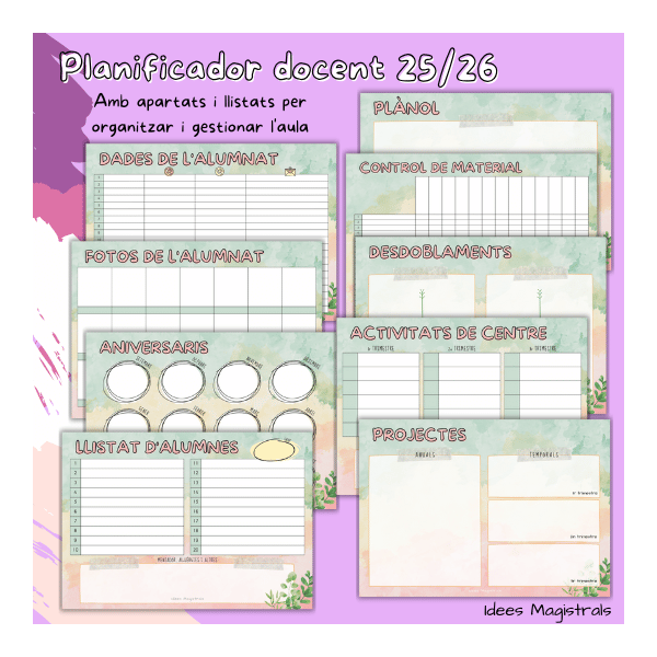 PLANIFICADOR DOCENT 25-26 VALENCIÀ