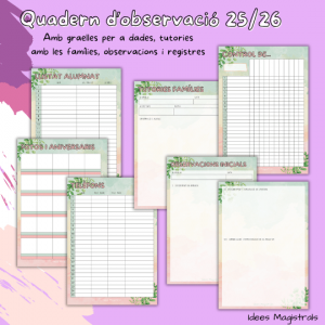 QUADERN D'OBSERVACIÓ 25-26