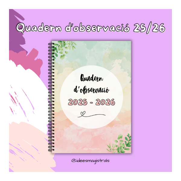 QUADERN D'OBSERVACIÓ 25-26