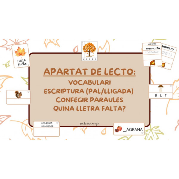 Dossier tardor - Part 1 lectoescriptura