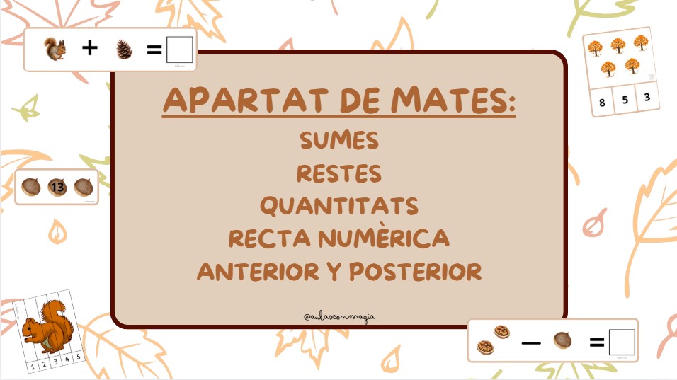 Dossier tardor - Part 2 matemàtiques