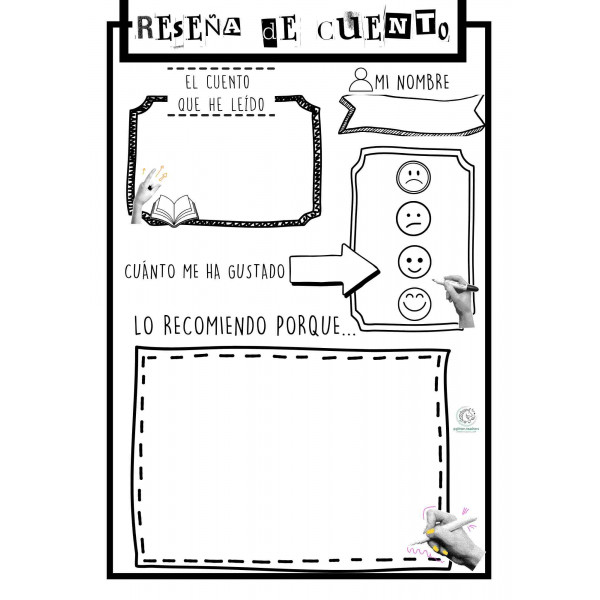 Ficha biblioteca reseñas de cuentos