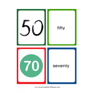 Memory numbers 10-100